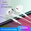 Fourth Gen 3.5mm Wired Earphones – Compatible with Apple, OPPO, Huawei, and Other Devices