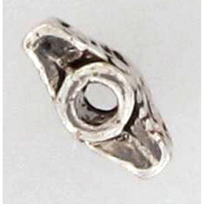 Silver-plated Metal Bead 10 Pieces