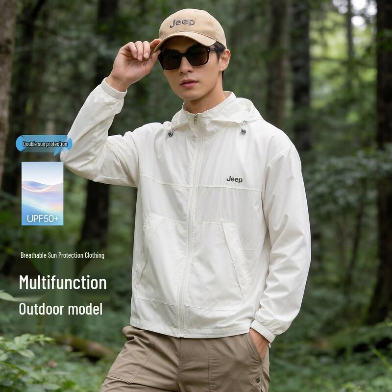 JEEP Men s UPF50+ Anti-Mosquito Sun Protection Jacket L