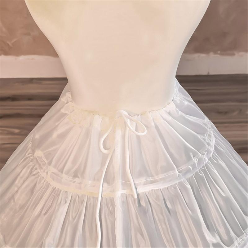 Childrens White Underskirt With Flexible Support Structure Ideal For Formal Event And Performances