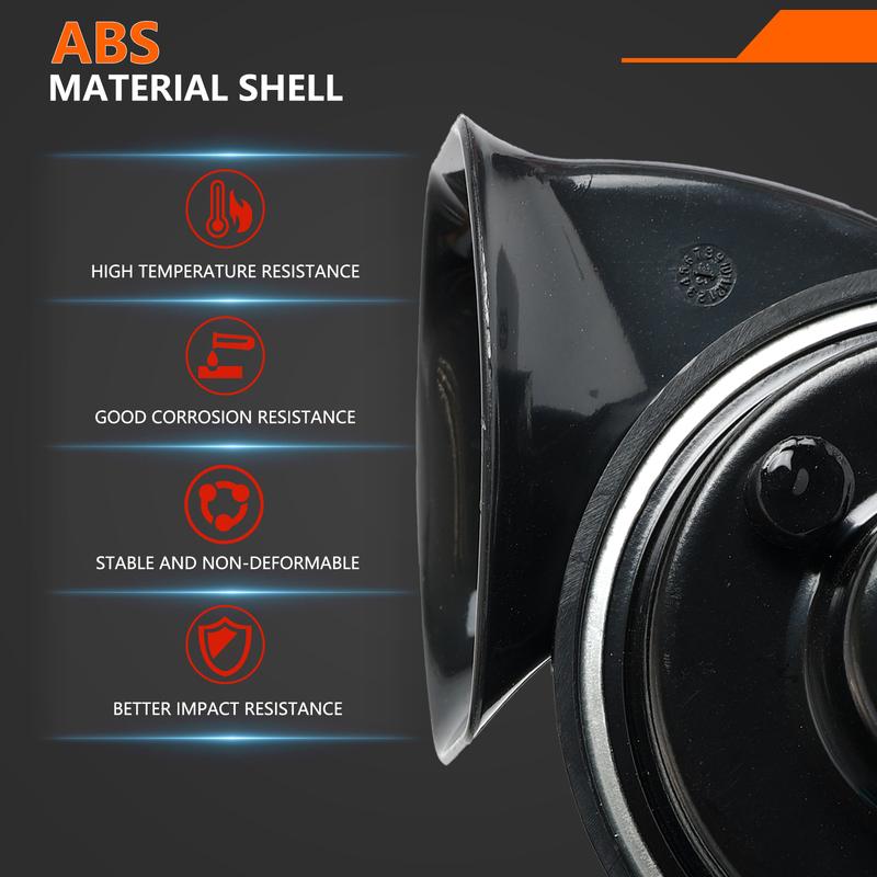 Pair 12V 120db Twin Tone Snail Horn For Toyota Corolla Avensis Yaris CHR Avalon Camry Highlander Land Cruiser Prius RAV4 Sequoia