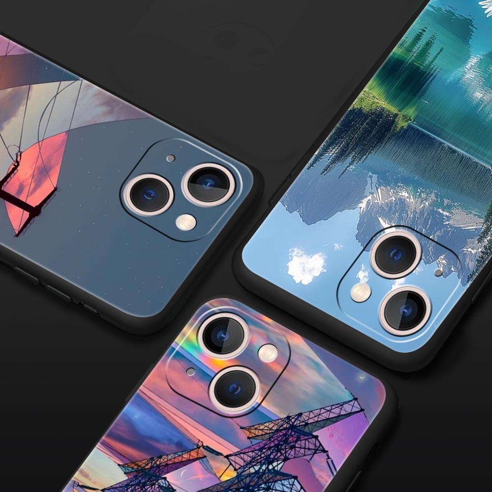 Cute Art Phone Case For iPhone Samsung Galaxy Redmi Xiaomi Oppo OnePlus Note S A 7 8 9 10 11 12 13 14 20 21 22 23 53 54 Pro Max Plus Ultra TPU Soft