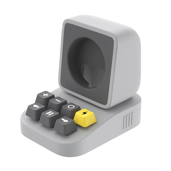 Typewriter Watch Charging Stand for Watch SE/Ultra/1-10 Silicone Watch Charger Wireless Desk Charging Dock Station Holder