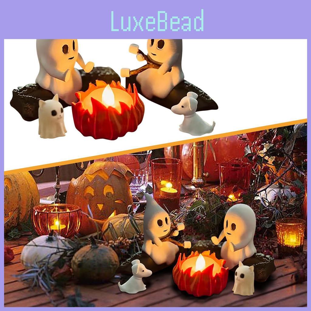 Ghost And Animal Resin Art Collectible Halloween Decoration For Home Or Party