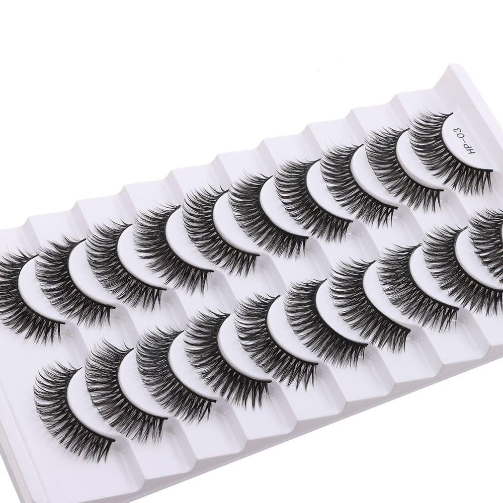 Dramatic 3D Faux Mink Lash Natrual Long Fake Eyelash Beauty False Eyelashes  Eyelash Extension