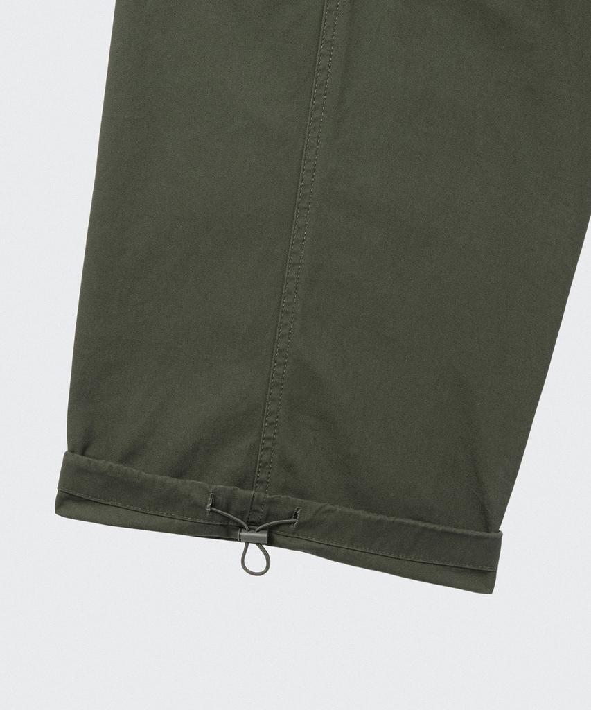 Musinsa Standard Cotton Parachute Elastic Cargo Pants [Khaki]