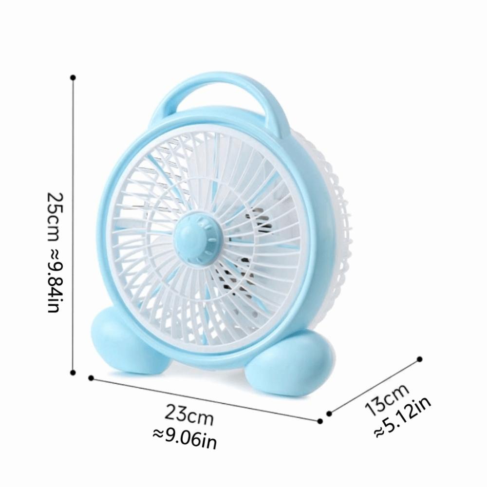 Low Noise Portable Small Table Fan Compact Design Quiet Personal Cooling Fan  Dorm