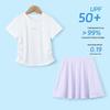 Montagut Girls' Summer 2026 Cool-Touch Pleated Sportswear Set