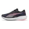 Puma Deviate Nitro 2 Marathon Series Women Sneakers Black Yellow-Blaze Strawberry-Burst 378684-01