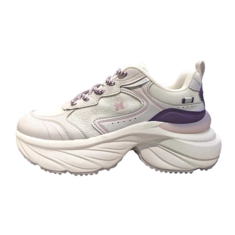 

Anta Cloud Rise Простые Удобные Прочные Дышащие Низкие Кроссовки для Папы Женские кроссовки Белый Серый Фиолетовый 122538882R-3 37.5