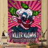 Terror Clássico K-Killer Klowns Filme Tapeçaria Colorida Pendurada na Parede Barata Pendurada na Parede Hippie Mandala Boêmio Pendurado na Parede