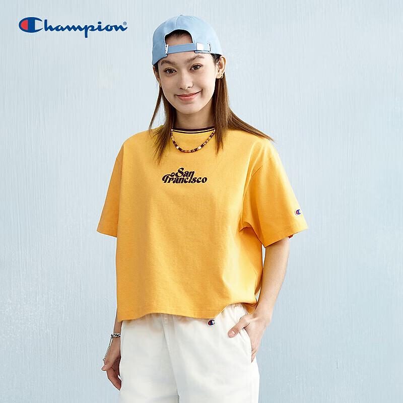 Champion Women s Color Block Retro Short Sleeve T-Shirt M