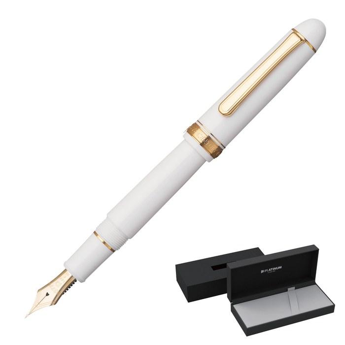 Platinum Pen #3776 Century Shon Sos White Extra Fine PNB-15000#2-1