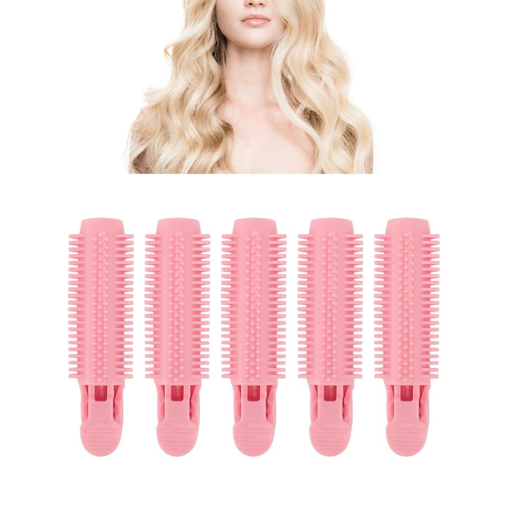 5 sztuk puszystych spinek do włosów wielokrotnego użytku przenośne narzędzie do stylizacji włosów grzywka wałek do włosów dla kobiet dziewcząt