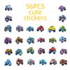 56 Wild Monster Truck Stickers Domineering Giant Tires Colorful Appearance Trendy Play Style Personality Decoration
