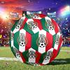 1pc Mexico Soccer Emblem Soccer Ball Size 5, Suitable for Practice Matches/tournament Training,Lightweight and Durable. Mxg7021