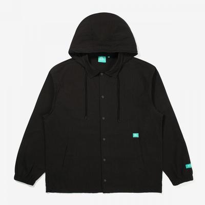 Hood Detachable Coach Jacket  Black 