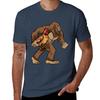 Bigfoot Carrying Chicken Funny Sasquatch Gift Tshirt Casual Daily Wear Short Sleeve Top