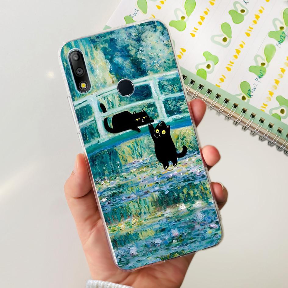 Pouzdro na telefon pro Asus Zenfone Max Pro M2 ZB631KL ZB633KL ZB630KL Pouzdra Silikonové Měkké Průhledné Kryt pro Asus X01BDA X01AD X01BD Funda