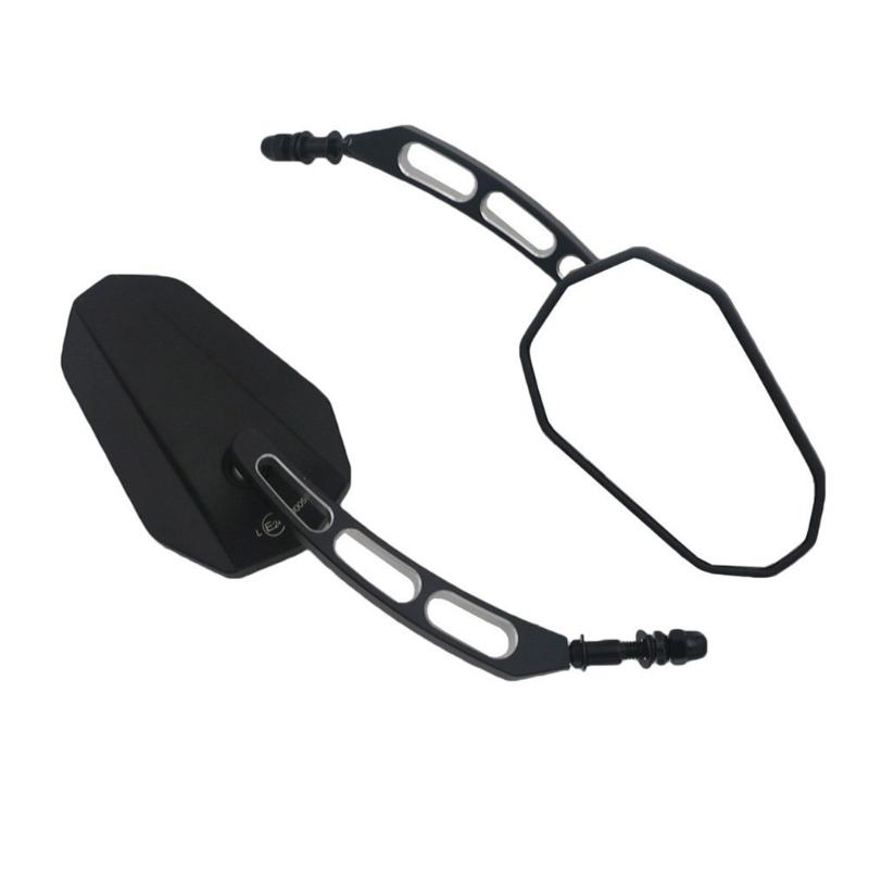 2Pcs Aluminum Rear View Glass Motorcycle Glass Replacement Rearview Glass Motorbike Accessories 1