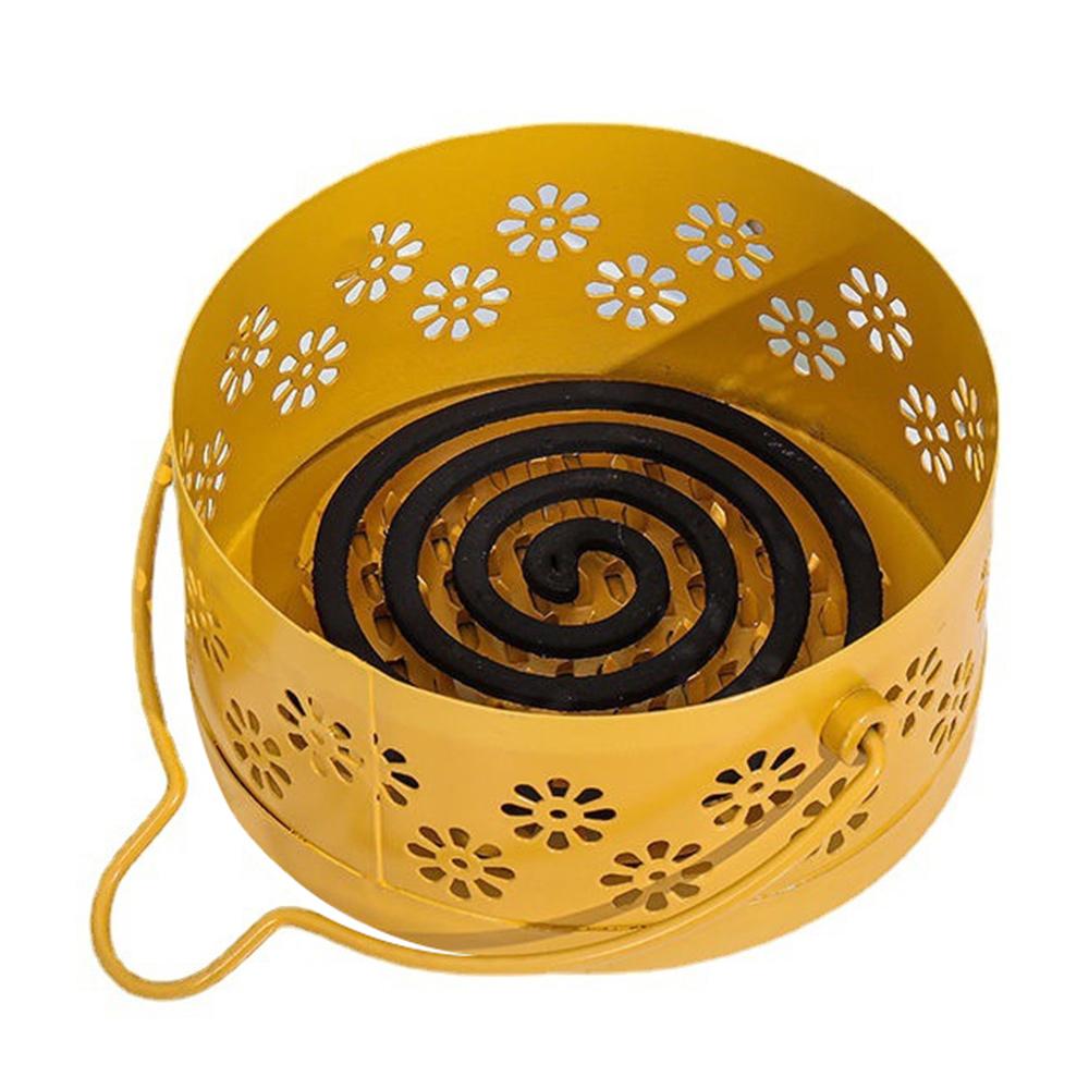 Cover Mosquito Coil Tray Holder Anti-fire Mosquito-repellent Holder Portable Incense Burner