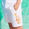 New MLB Casual Shorts Unisex White 3ASPN0123-07WHS