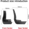 Car Mud Flaps Kit for Accord 10th Gen 2018-2025 Front Rear 4PC Mudguard Accessories