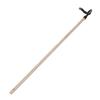 Stand Up Weed Puller Tool with Wood Long Handle Garden Hand Weeding Tool Aluminum Alloy Claw