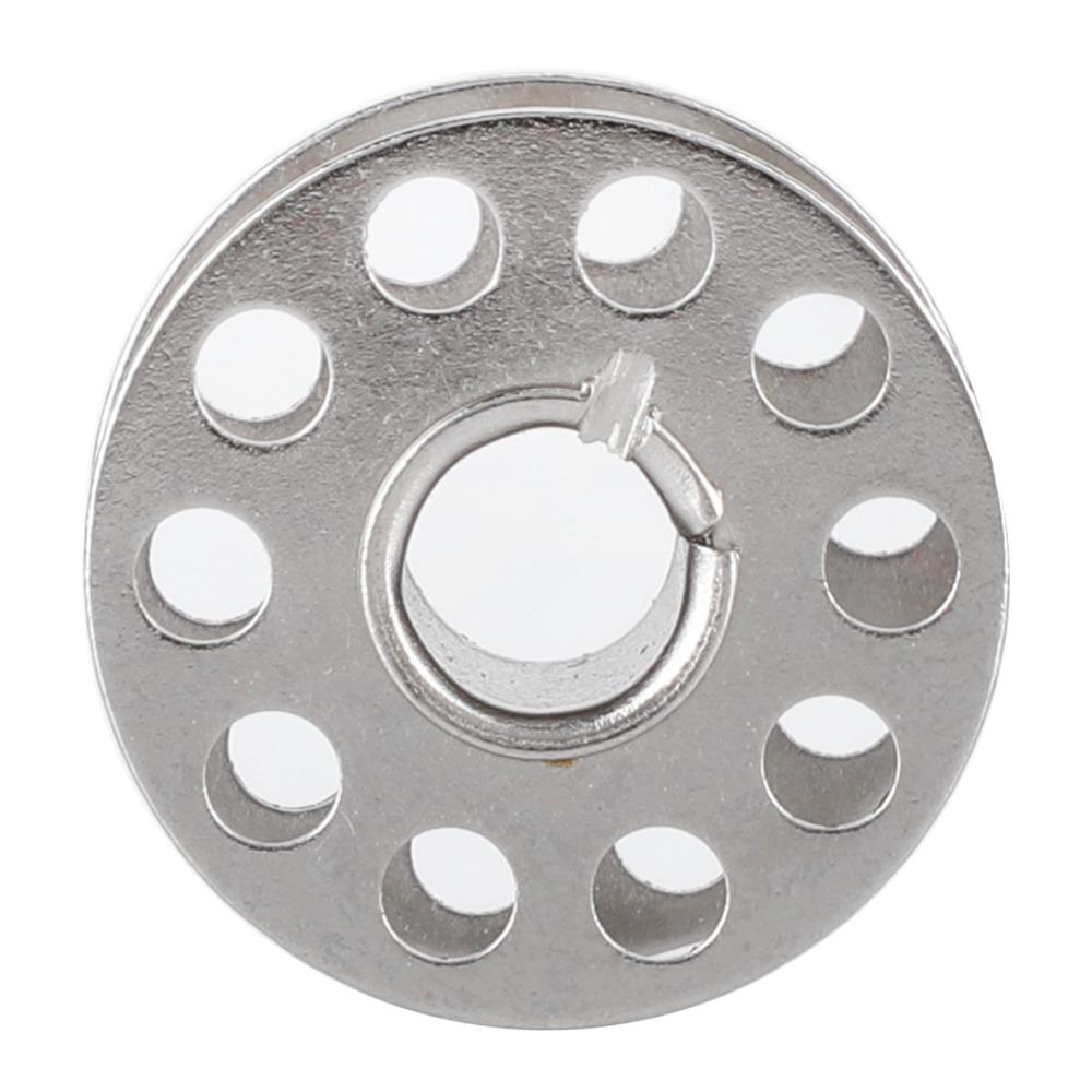 100pcs Iron Plating Sewing Machine Bobbin Household Durable Universal Bobbin Generic Metal Bobbin Home Sewing