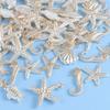 30 Pieces of Ocean Series Random Mixed Pearl Shell Starfish Pendant Diy Jewelry Accessory Bracelet Earring Pendant