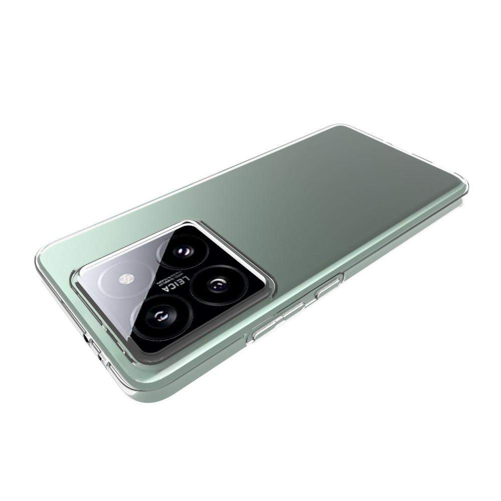 10Pcs/Pack For Xiaomi 14T Pro Clear Case Watermark-Free TPU Protective Cover