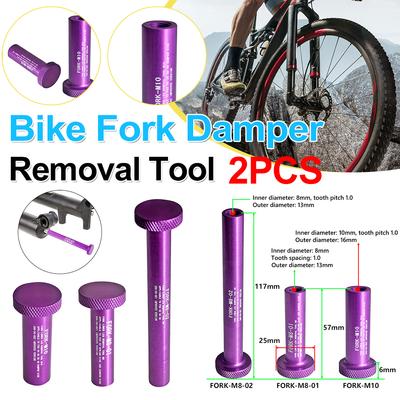 Aluminiumlegierung Fahrradgabel Demontagewerkzeug Fahrradgabel Federdämpfer Ausbauwerkzeug Gabelunterteil Auszieher Vorderradgabel Zubehör