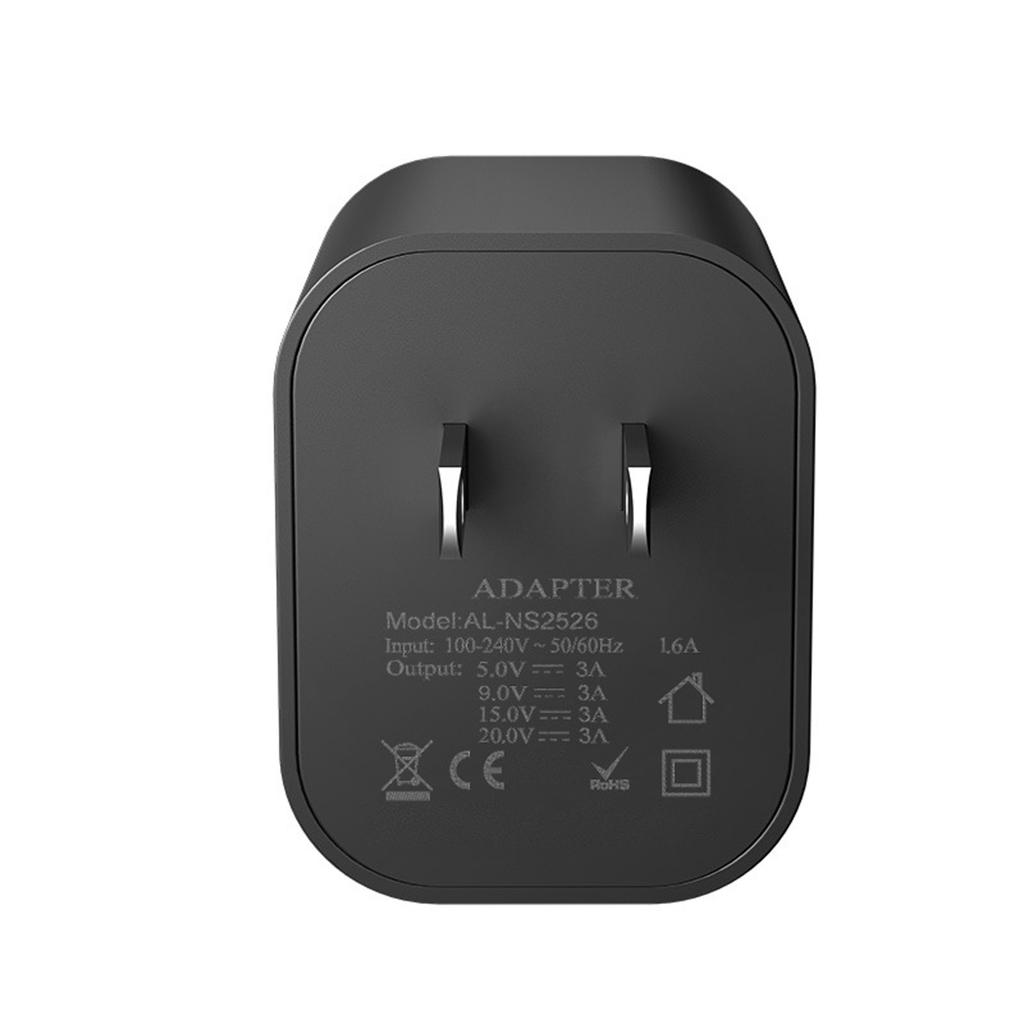 Travel 60W USB C Charging Uprgaded Technology for NS2 Host and Type C Mobile Devices with Power Cord