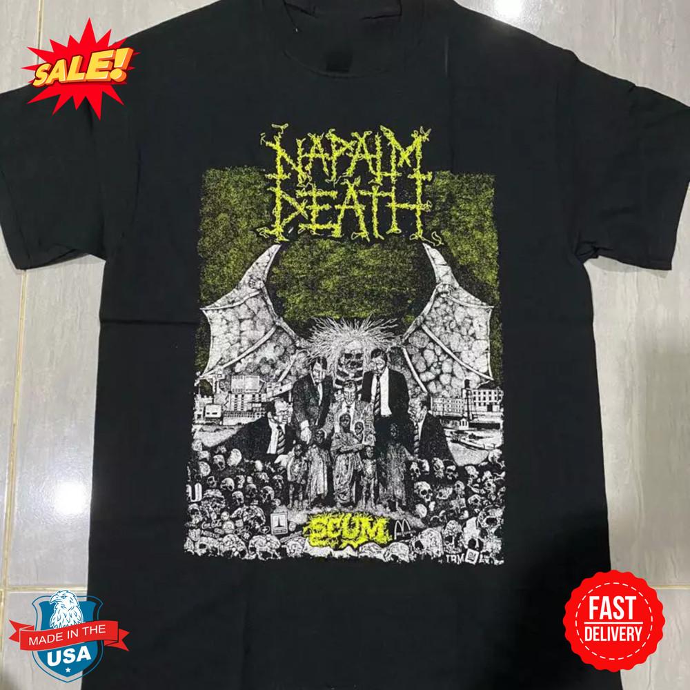 NAPALM DEATH SCUM Classic T-Shirt Unisex T-Shirt M
