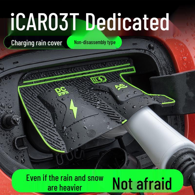 Waterproof Rainproof Cover for ICAR 03T Charging Gun, New Energy Vehicle Charging Protection