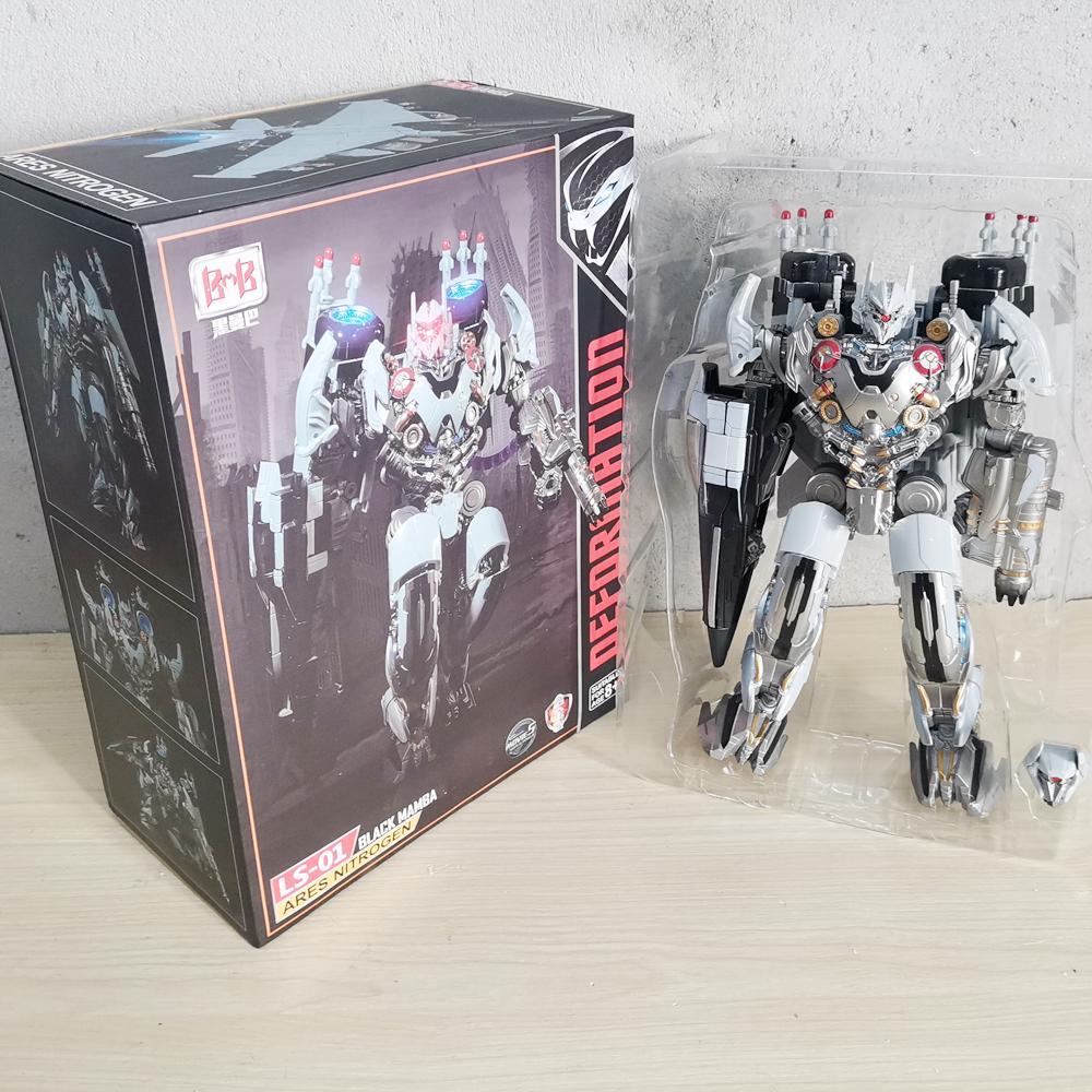 Transformation Robot Toys Black Mamba Nitro Zeus LS01 Ghost Airplane Deformation Action Figure Model