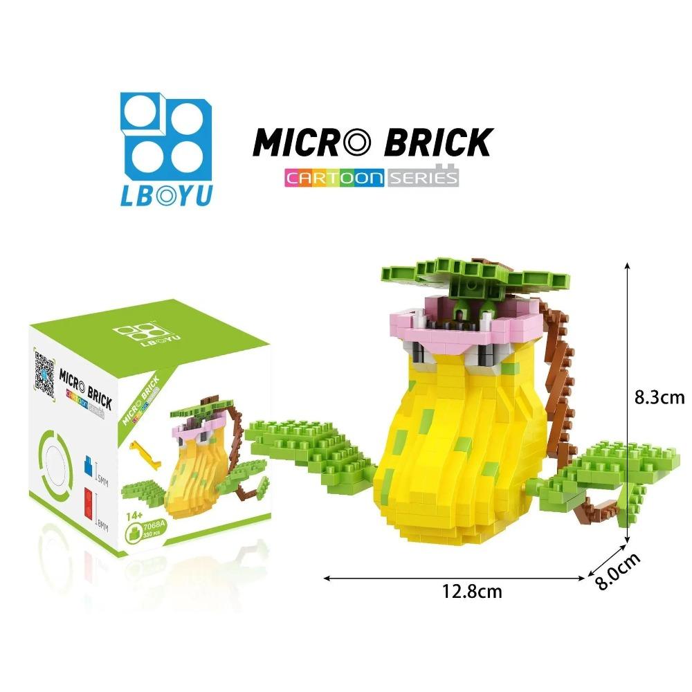 Kawaii LNO Pokemon Micro Building Blocks Snorlax Blastoise Gengar Charmander Bulbasaur Pikachu Mini Brick Figures For Kids Toys