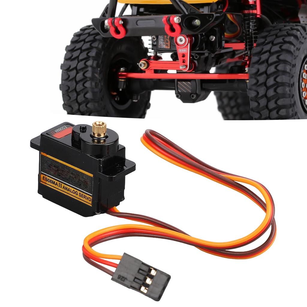 Servo Motor Kit Stable Low Noise Quick Response Waterproof Metal Gear Servo Kit for SCX24 1Celsius24 RC Car