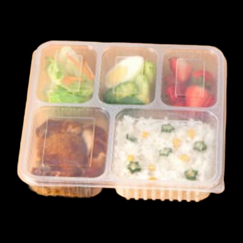 NHZHIW Disposable Compartmented Microwavable Lunch Container