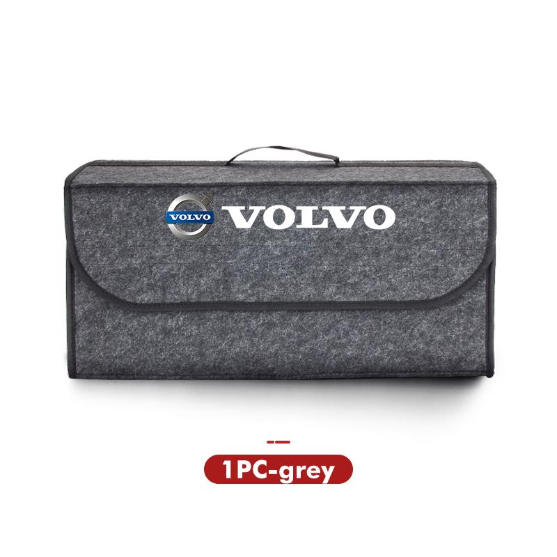 For Volvo Car Trunk Organizer Storage Box Portable Travel Organizer Bag XC60 XC90 S60 S80 V60 C70 S40 C30 V90 V60 C40 XC40 V70