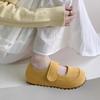 Velcro Mary Jane Single Shoes Women's Spring New Soft-soled Pregnant Women's Non-slip Shoes Doudou Shoes