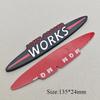 3D Metal Logo John Cooper Works Embelm Car Grill Badge Trunk Sticker For Mini R60 F56 R56 F54 F57 R70 JCW F60 F55 Accessories