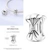 Cat Butterfly Daisy CZ Pave Clip Charm Bead Components Positioning Buckle Copper Metal Silicone Spacer Bead Components Compatible With Authentic