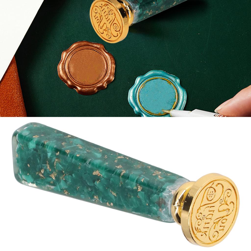 Wax Stamp Detachable Handle Exquisite Pattern Unique Design Wide Application ing Wax Stamp for Card Making Envelop