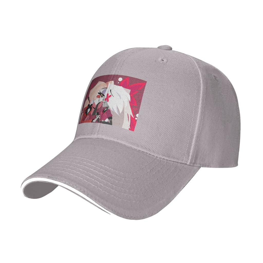 Charlie And Vaggie Valentines Hazbin Hotels Cap Baseball Caps Adjustable Hat Hip Hop Summer Unisex Baseball Hats Customizable