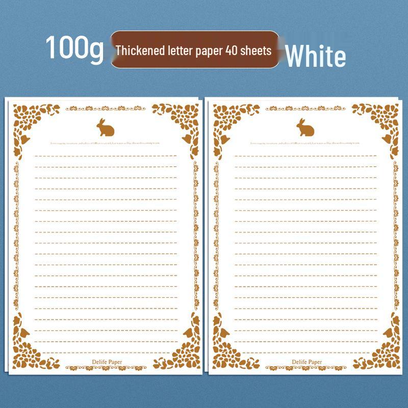 Nordic Style Literary Retro Envelope & Letter Paper Set - Love Letter & Greeting Card Collection