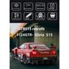 1/24 Scale Nissan Skyline Ares GTR R34 S15 Modified Wide Body Version Supercar Alloy Diecast Vehicle Car Model Sound Light Kids Gift