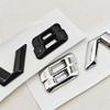 3D ABS Chrome Letters Car Fender Badge Sticker V8 Emblem Logo For Mercedes QPKDK5 Maybach S600 W222 S500 W140 CL600 M275 CLS63