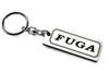 Fuga Double Ring Acrylic Original Keychain Custom Parts A-618-2 Silver/Black (Y51 Early/Late Model)