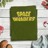 Vintage Space Invaders Logo TShirt for Unisex Round Collar Pure Cotton T Shirt Short Sleeve Tees 4XL 5XL Tops